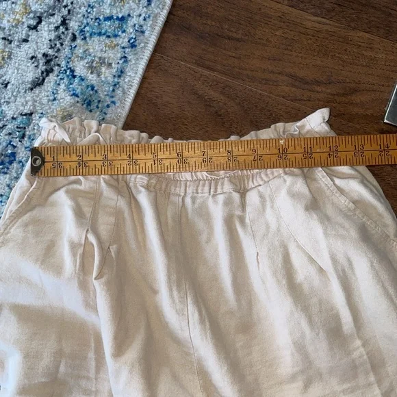 BALILN 100 linen pants / woman’s handmade in Bali / large - Picture 5 of 7